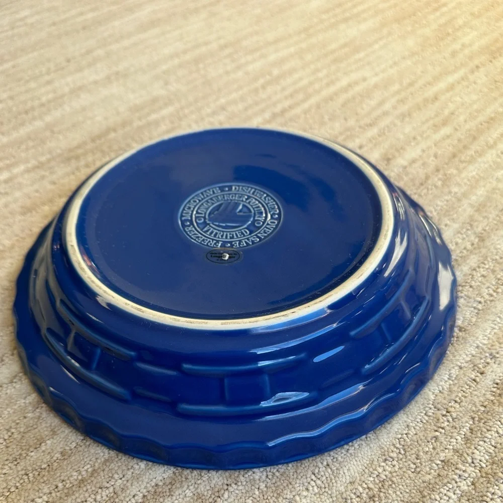 Like New: Longaberger Woven Traditions Cornflower Blue 10